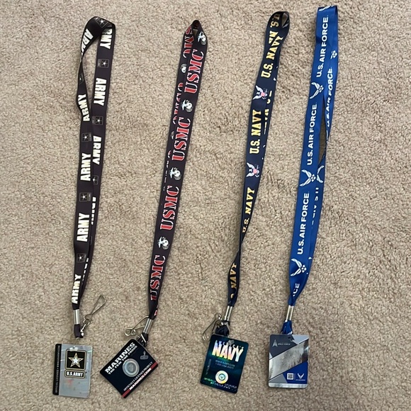 NWT Armed Forces Lanyards- choice of 1 for $5 - Picture 1 of 14